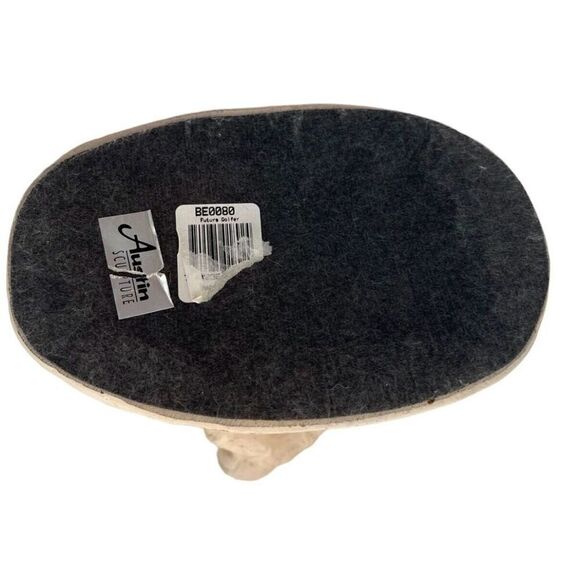 Vintage Austin Sculpture Dee Crowley Future Golfer Figure Beige Father Dad Son - Picture 7 of 8